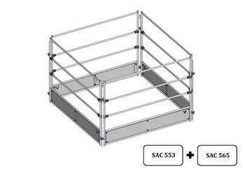 Materiels - Matériel d'élevage - autre - RATELIER BASIC PETIT BETAIL 1.60x1.60M BARRE GARROT