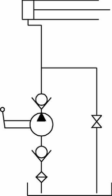 Pièces agricoles - Hydraulique - Pompe hydraulique manuelle 4L