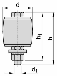 Pièces agricoles - Fasteners - Rouleau guid.extér.seul