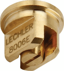 Pièces agricoles - Pièce Pulvérisateur - Buse à jet plat ES 80° 06 dorée laiton Lechler