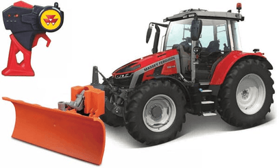 Loisirs - Jouets - Tracteur Massey Fergusin 5SD.145 avec chasse-neige 2,4 GHz
