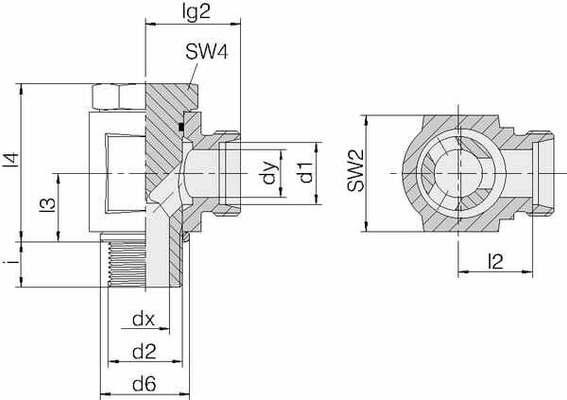 Pièces agricoles - Hydraulique - Raccord orientable 12L-1/2BSP