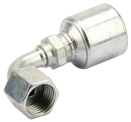 Pièces agricoles - Hydraulique - Racc. à sertir DN13-1"3/16ORFS 90°