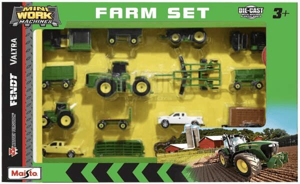 Loisirs - Jouets - Jeu de tracteur agricole Fendt mini work machine (12x)