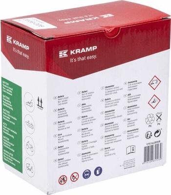 Pièces agricoles - Eclairage - Batterie 12V 14Ah 230A Kramp