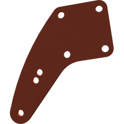 Pièces agricoles - Pièce divers - support peint KUBOTA