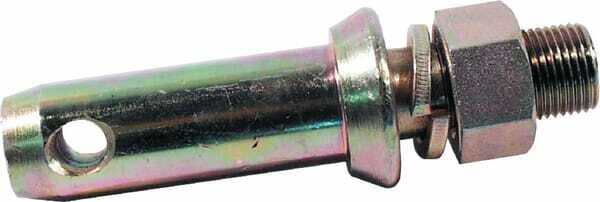 Pièces agricoles - Tracteur pièce adaptable - Axe de bras inférieur 28x137mm filetage: 7/8"x35mm Cat.2 Kramp