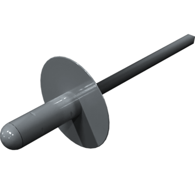 Pièces agricoles - Pièce divers - rivet aveugle 4,8 x10 AL/St galv.