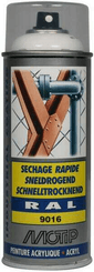 Chimie - Chimie divers - RAL 9016 spray acr. blc traf.