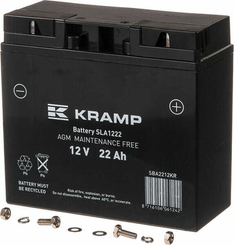 Pièces agricoles - Eclairage - Batterie 12V 22Ah Kramp