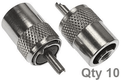 Connecteurs coaxiaux (10x)