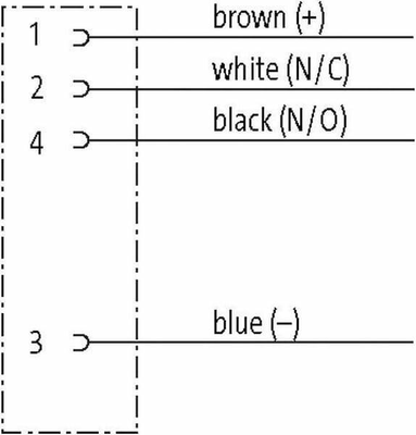 Pièces agricoles - Electricité - Câble de capteur M12,inox,10m