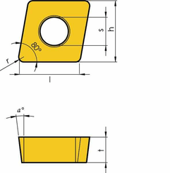 Outils - Outils divers - Porte-plaquette CCMT 09T308 10x