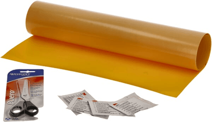 Pièces agricoles - Pièce divers - Kit de réparation de bâche Jaune 400x1000 mm