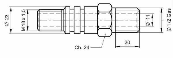 Pièces agricoles - Hydraulique - Raccord tournant 1/2"
