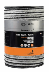 Pièces agricoles - Cloture,Jardin & Sylviculture - RubanPowerLine 40mm 200m blanc