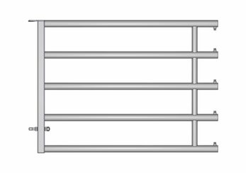 Materiels - Cage de contention - PACK DE 12 ARRIERES EX5 2/3M L.1.50M