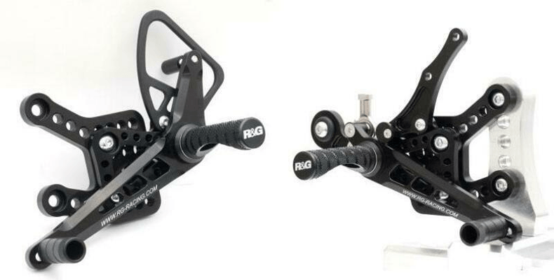 Pièces Quad & Motos - Pièces communes - Commandes reculées R&G RACING noir BMW S1000R/RR