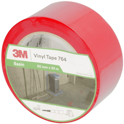 Chimie - Chimie divers - Ruban de vinyle 764, rouge, 50 mm x 33 M