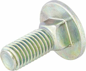 Pièces agricoles - Machines - Boulon à tête ronde et collet carré