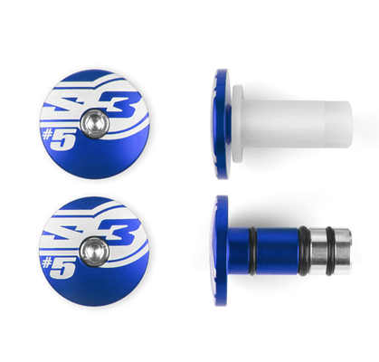 Pièces Quad & Motos - Equipement véhicule - Embouts de guidons S3 End 5 Ø14mm bleu