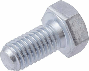 Pièces agricoles - Fasteners - Boulon hexagonal entièrement fileté M8x16 8.8 zing