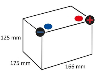 Pièces agricoles - Eclairage - Batterie GEL 12 V 26 Ah