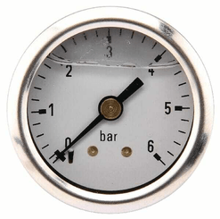 Pièces agricoles - Hydraulique - Mano. racc.ar. Ø40mm0-6bar1/8"