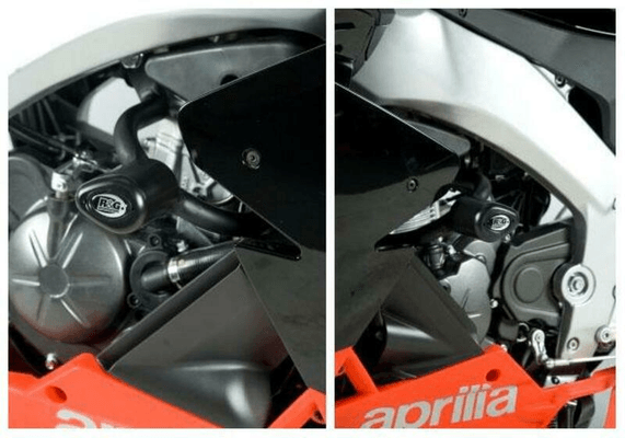 Pièces Quad & Motos - Equipement véhicule - Tampons de protection R&G RACING Aero noir Aprilia RS4 125