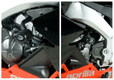 Tampons de protection R&G RACING Aero noir Aprilia RS4 125