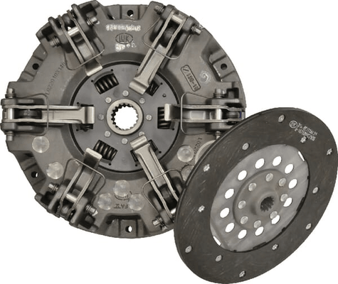 Pièces agricoles - Tracteur pièce adaptable - Kit de réparation d'embrayage, double couvercle avec disque