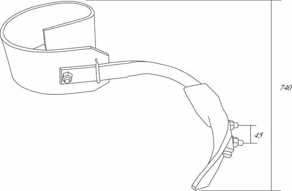 Pièces agricoles - Travail du sol - Dent complète 150x10