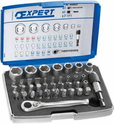 Outils - Outils divers - Boîte d'emb. + acc. 1/4" 39pcs