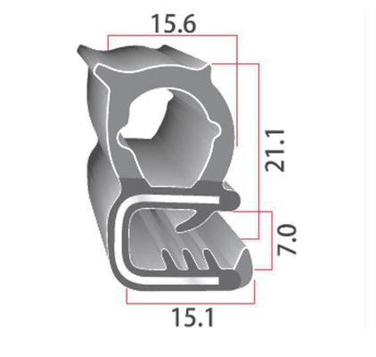 Pièces agricoles - Pièce divers - Caoutchouc de cadre, 50m