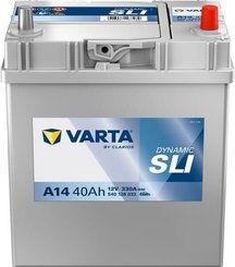 Pièces agricoles - Eclairage - Battery 12V 40Ah 330A A14 VARTA Dynamic SLI
