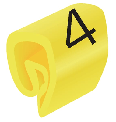 Pièces agricoles - Electricité - Codage fil, 1,5-4 mm, jaune 4