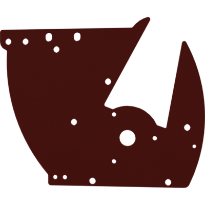 Pièces agricoles - Pièce divers - plaque de bride peinte