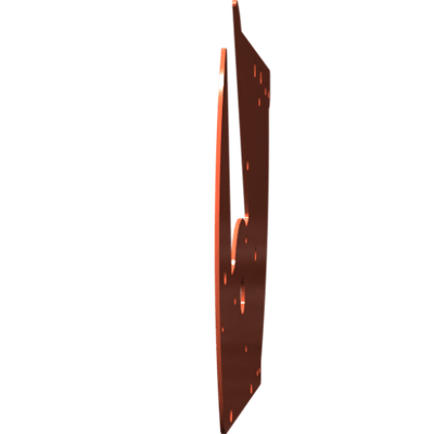 Pièces agricoles - Pièce divers - plaque de bride peinte