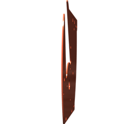 Pièces agricoles - Pièce divers - plaque de bride peinte