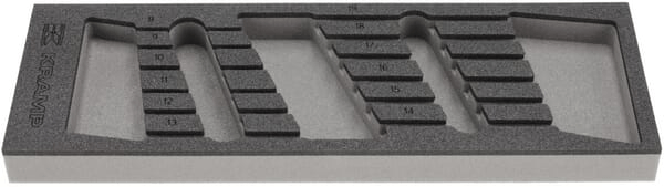 Outils - Outils divers - Insert en mousse pour jeu de clés mixtes à cliquet 12 pcs
