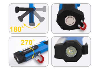 Outils - Outils divers - Lampe d'inspection 1.5W COB avec support magnétique - câble USB