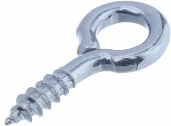 Pièces agricoles - Fasteners - Vis à œillet 3,4 mm, Ø 2,7x12, ronde, acier