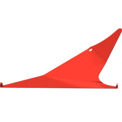 Pièces agricoles - Pièce divers - Couvercle arrière rouge