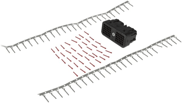 Pièces agricoles - Electricité - Assemblage de connecteurs 50p pos C1