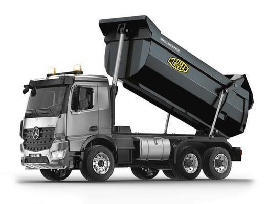 Loisirs - Jouets - Camion benne Mercedes Benz Arocs 1:20 Metal Meiller 2,4 GHz