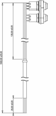 Pièces agricoles - Hydraulique - Plaque frontale avec 3 boutons