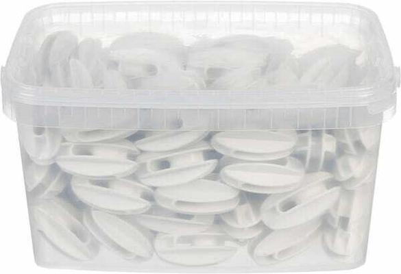 Pièces agricoles - Cloture,Jardin & Sylviculture - Isolateurs coin blanc (x100)