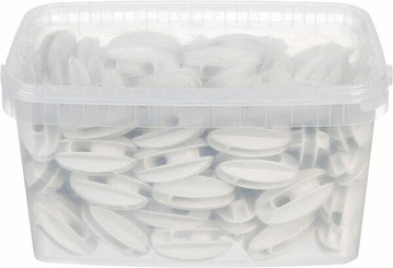 Pièces agricoles - Cloture,Jardin & Sylviculture - Isolateurs coin blanc (x100)