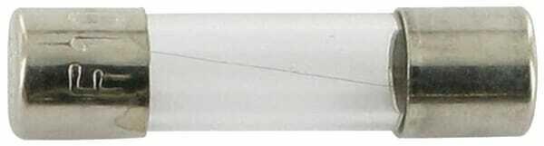 Pièces agricoles - Eclairage - Fusible verre 0,1A longueur 20mm pack 10x