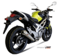 Silencieux MIVV X-Cone inox brossé Suzuki Gladius SFV 650